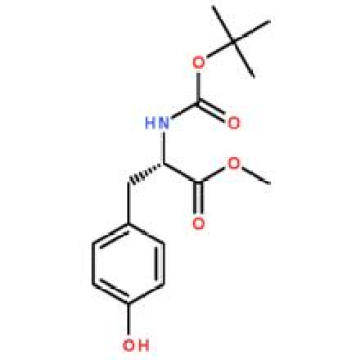 N- (t-Butoxycarbonyl) -D-Tyrosinmethylester; CAS: 76757-90-9